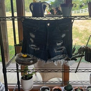 American Eagle jean shorts.